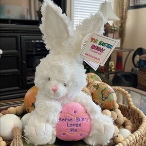 Super Soft White Easter Bunny Plush🐰💕